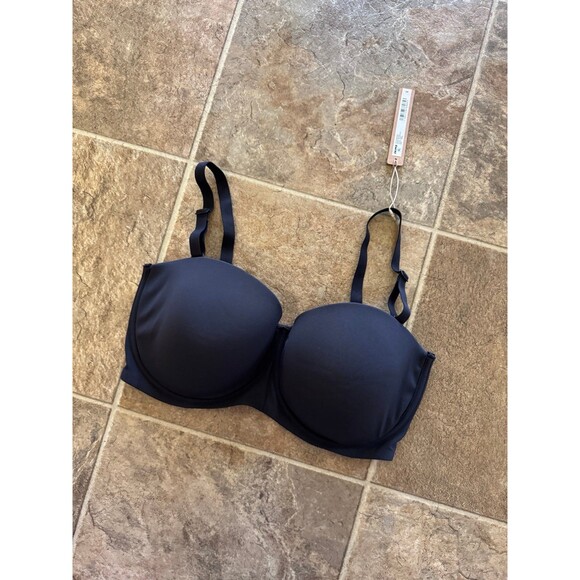 Skims Fits Everybody Strapless Bra Onyx Size 36DDD - Picture 5 of 11